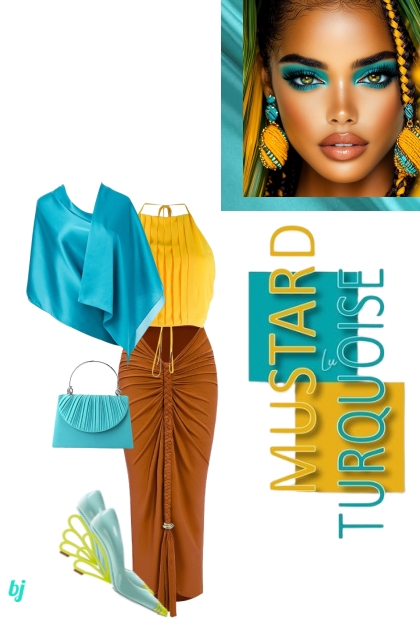 Mustard and Turquoise
