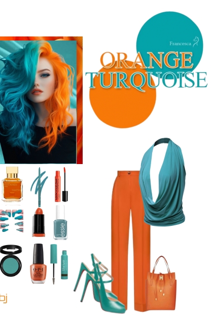 Orange and Turquoise...- Kreacja