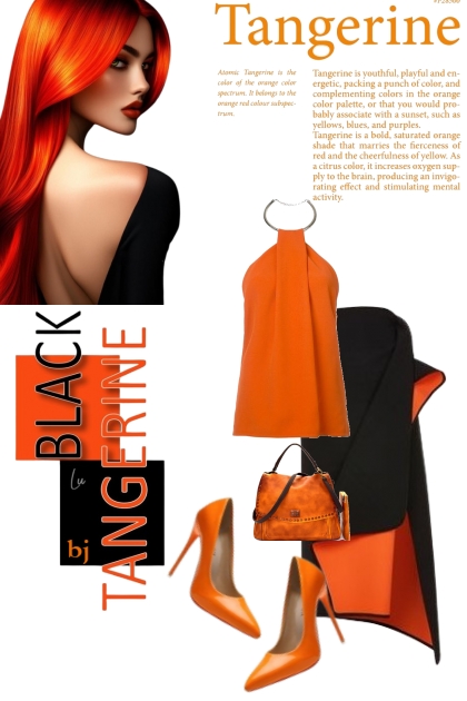 Black and Tangerine