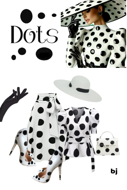Big Ol' Dots- combinação de moda