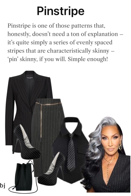 Pinstripe Outfit