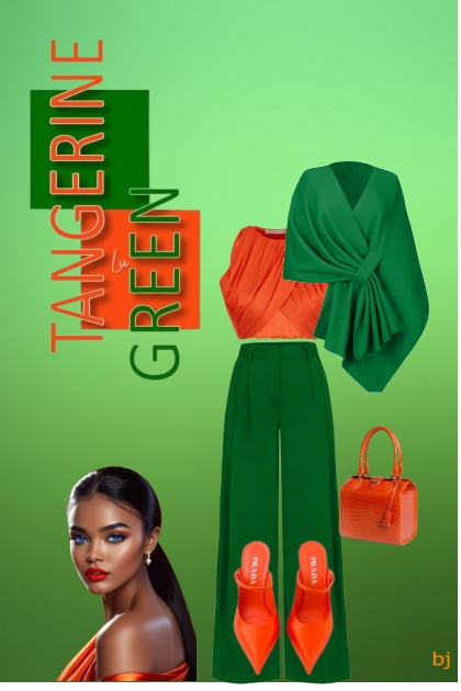 Tangerine and Green