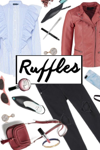 ruffles- Modekombination