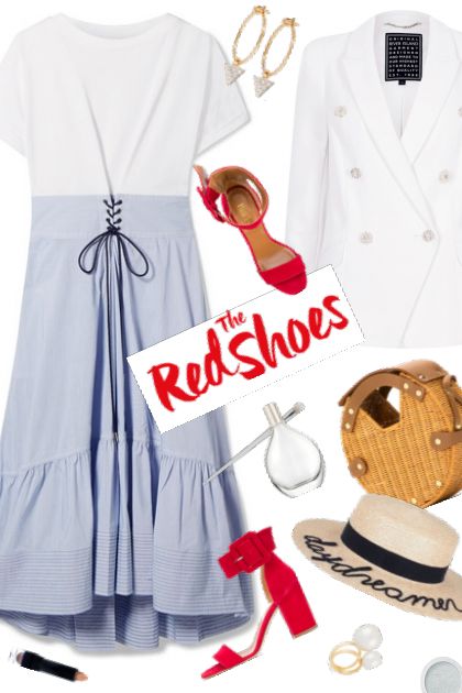 the red shoes- Fashion set