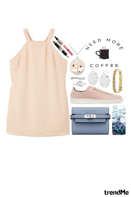 Beige Dresses- combinação de moda