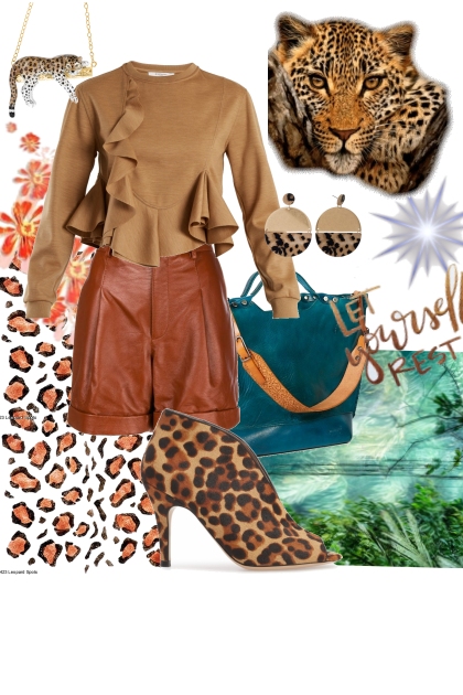 Leopard Fall time!!- Combinaciónde moda