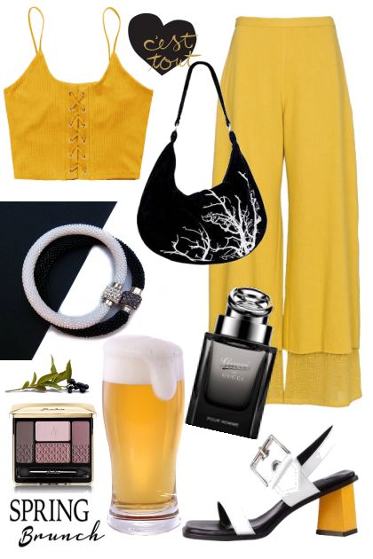 Yellow & Black- Fashion set