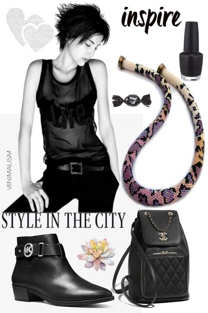 Style in the city- Combinazione di moda