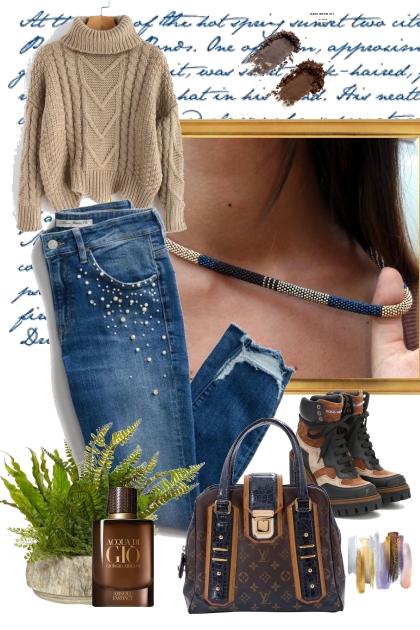 Blue jeans- Combinazione di moda