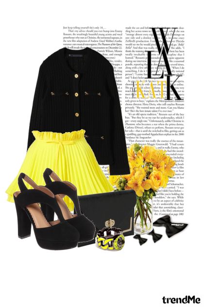 neon yellow - Модное сочетание