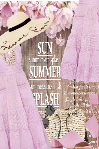 Sun,summer,splash- Fashion set