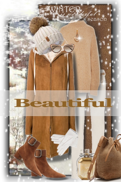 Beautiful winter season- Combinaciónde moda
