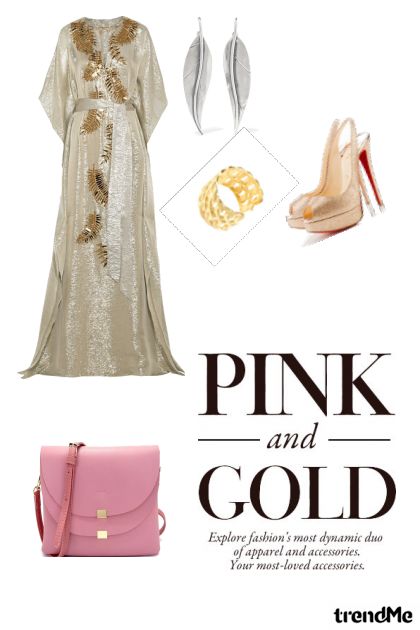Pink&Gold: The Dynamic Duo- Fashion set