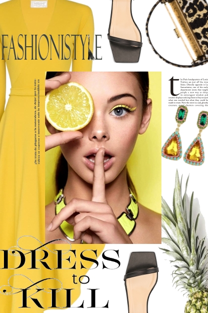 Yellow Dress- Combinaciónde moda