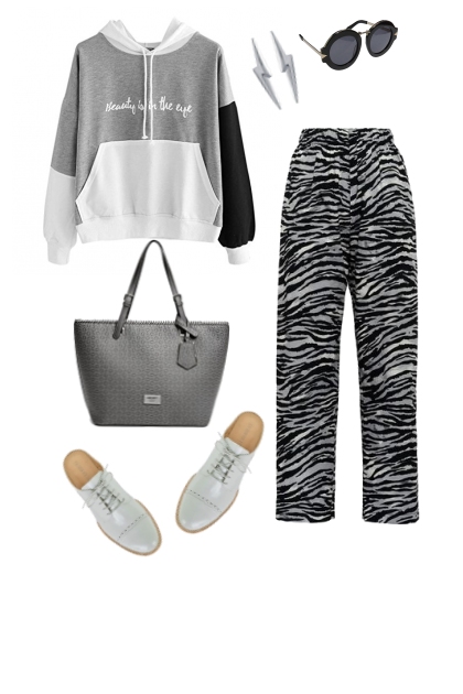 zebra- combinação de moda