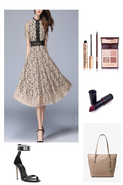 glamur dress- Modna kombinacija