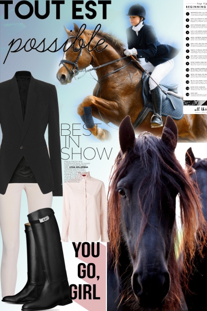  international horse show- Модное сочетание