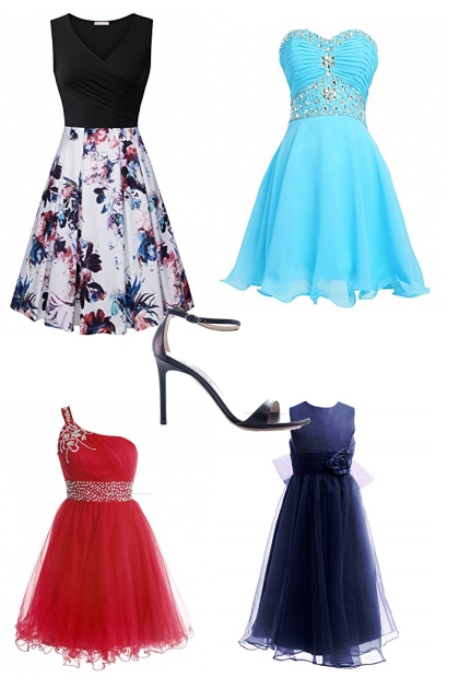Many Dress Choices- combinação de moda