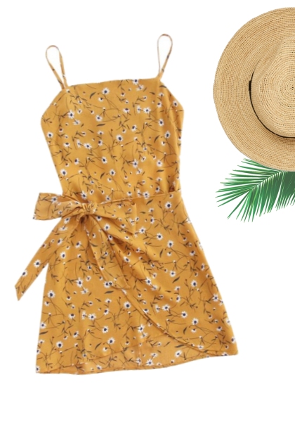 Summer dress- combinação de moda