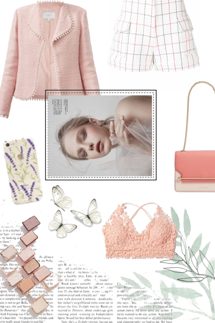 Pink girly outfit- Modna kombinacija