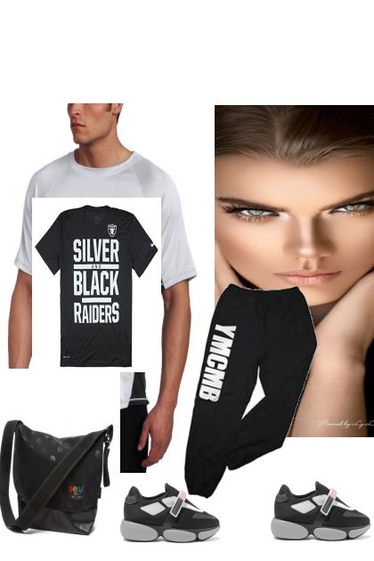 silver black- Modekombination