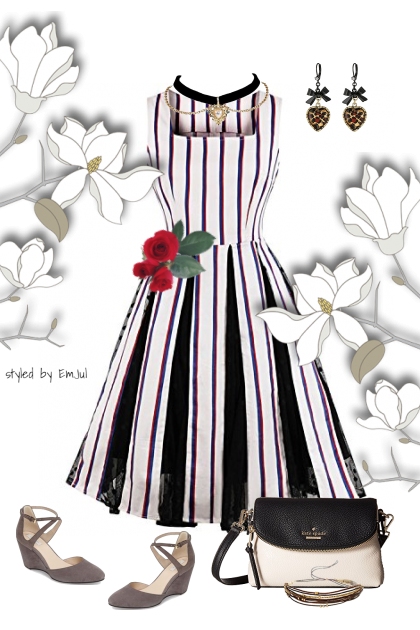 Charmed by Black and White- Fashion set