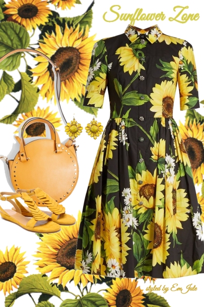 Sunflower Zone- Combinazione di moda