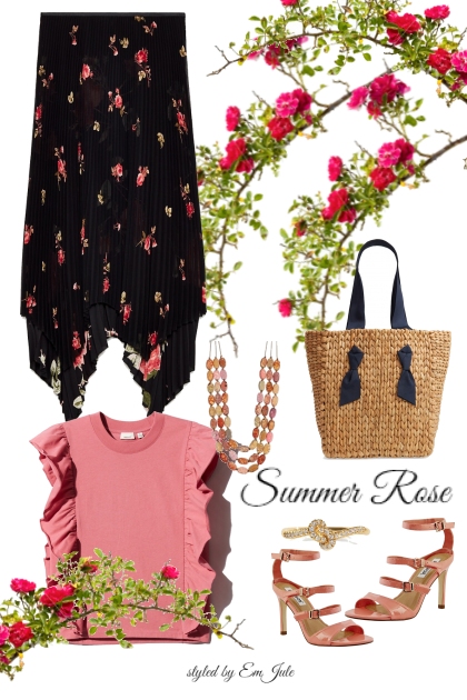 Summer Rose- Combinazione di moda