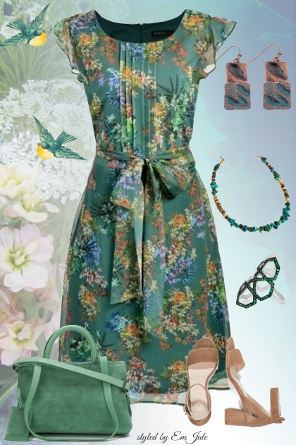 Floral Inspiration- Modna kombinacija