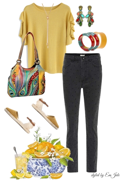 Fall Calling for Color- Fashion set