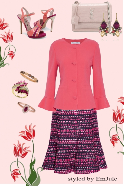 Grownup Pink- combinação de moda