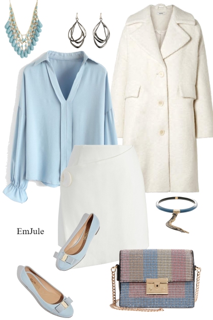 White Coat- Combinazione di moda