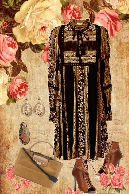 Dreaming In Brown- Fashion set