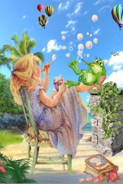 Blowing Bubbles With Froggy!