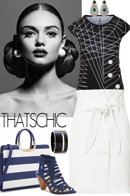 Chic Black & White!- Modekombination
