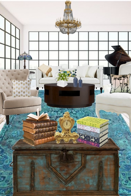 Formal Living Room!- combinação de moda