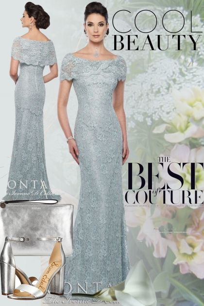 Lace Fit & Flare Gown!- Combinaciónde moda