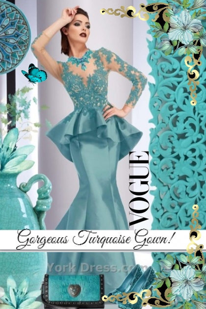 Turquoise Elegnce!- Модное сочетание