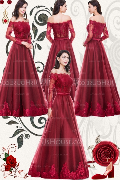 Ravishing Red Gown!- combinação de moda
