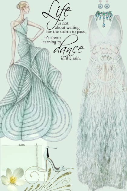 Alberta Ferretti Sheer Gown!- Fashion set