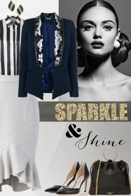Sparkle & Shine!- combinação de moda
