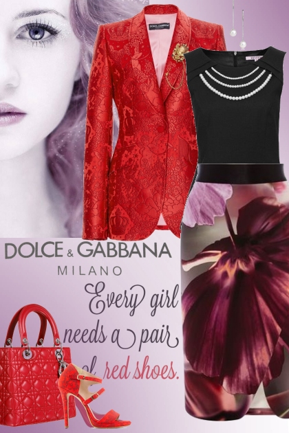 Dolce & Gabbana Jacquard Jacket!- Fashion set