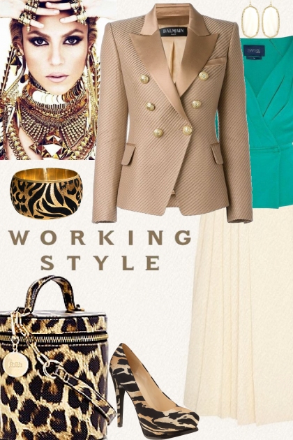 Working Girl Style!- combinação de moda