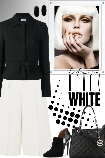 Life In Black & White!- combinação de moda