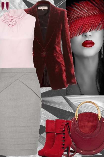 Burgundy For Fall!- Combinazione di moda