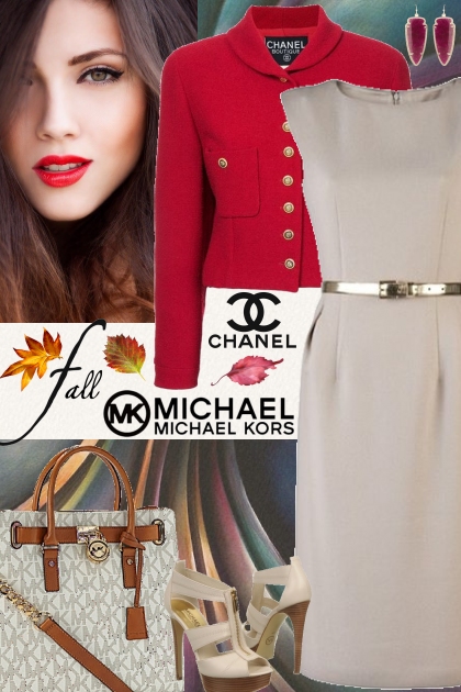 Michael Kors & Chanel Vintage Jacket For Fall!- combinação de moda