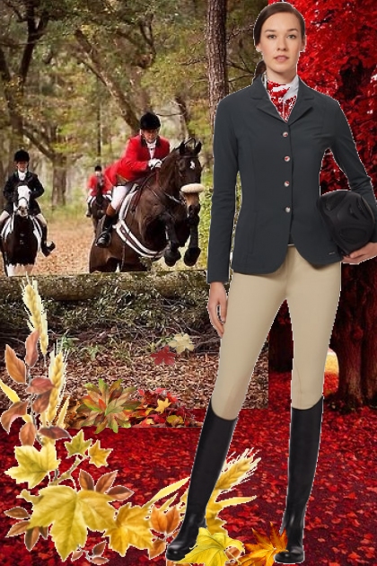 English Fox Hunt Riding Clothes!- Modna kombinacija