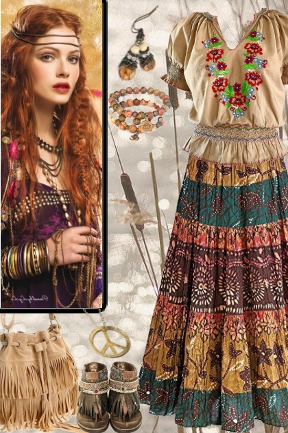 Groovy Hippy Look!- Fashion set