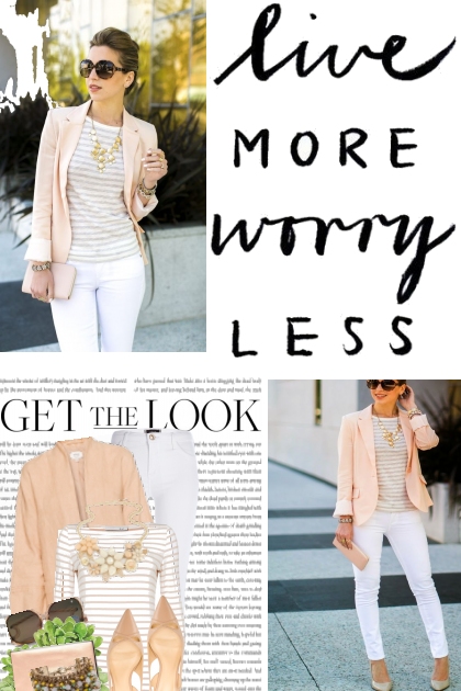 live more worry less- Combinaciónde moda