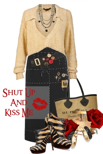Shut Up and Kiss Me- combinação de moda